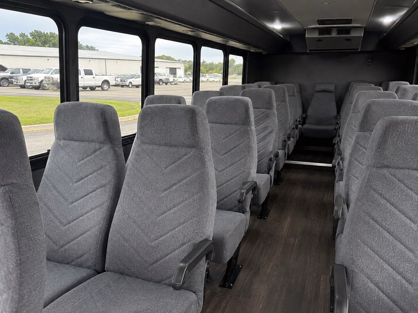 high point 18 passenger minibus inside