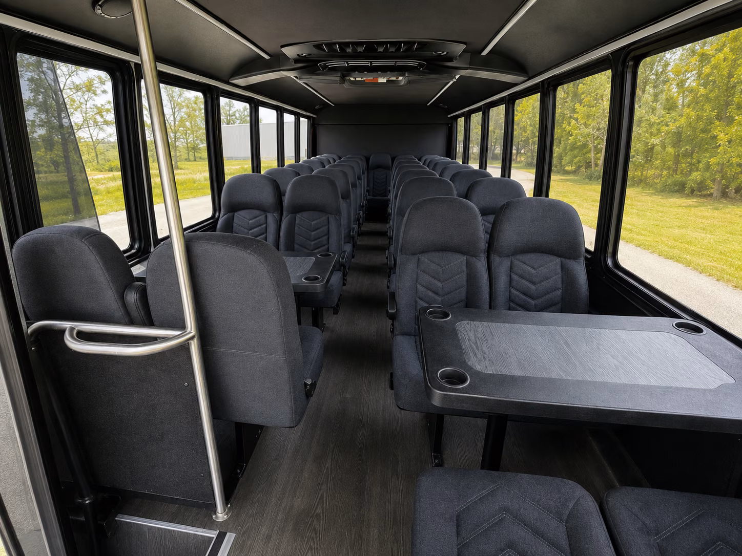 high point 20 passenger minibus inside