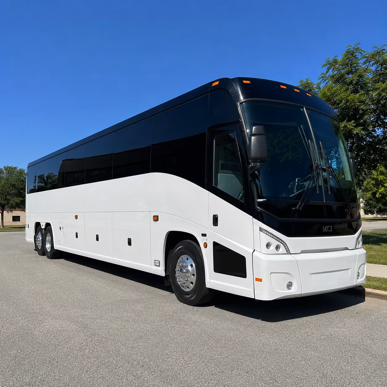 high point 40 passenger charter bus