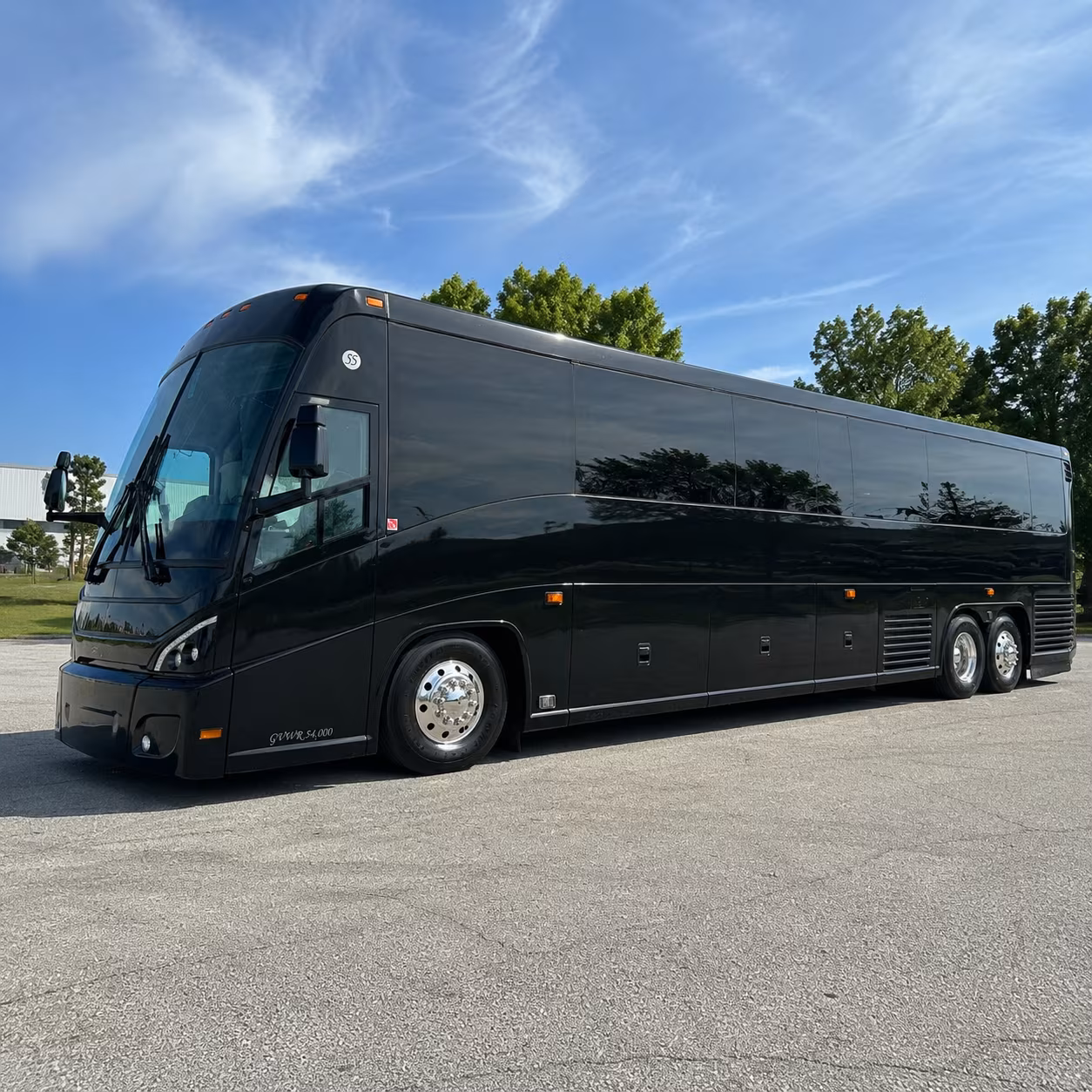 high point 47 passenger charter bus