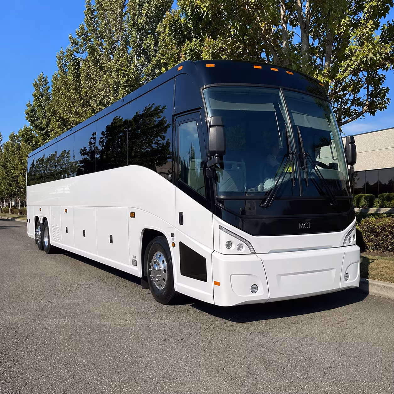 high point 50 passenger charter bus
