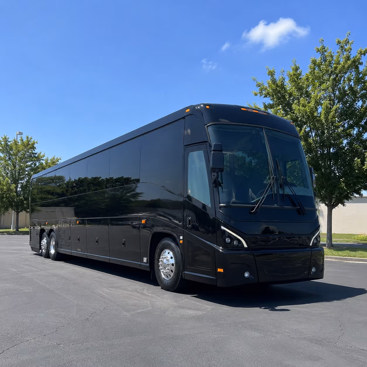 high point 56 passenger charter bus