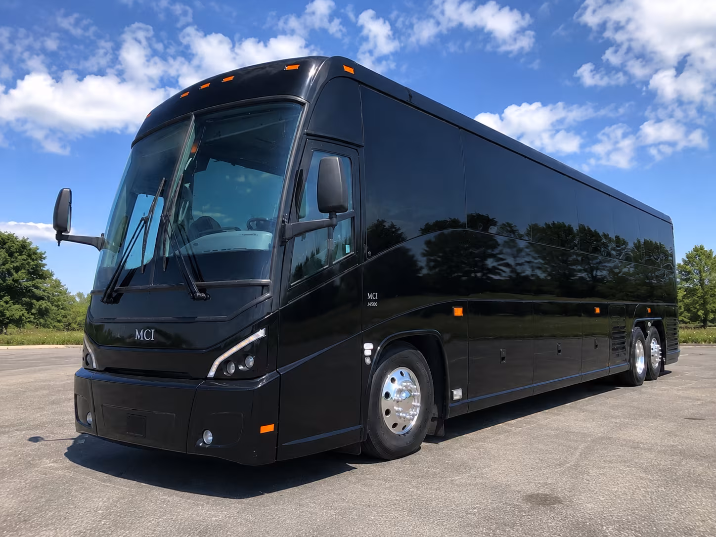 high point long distance charter bus rental