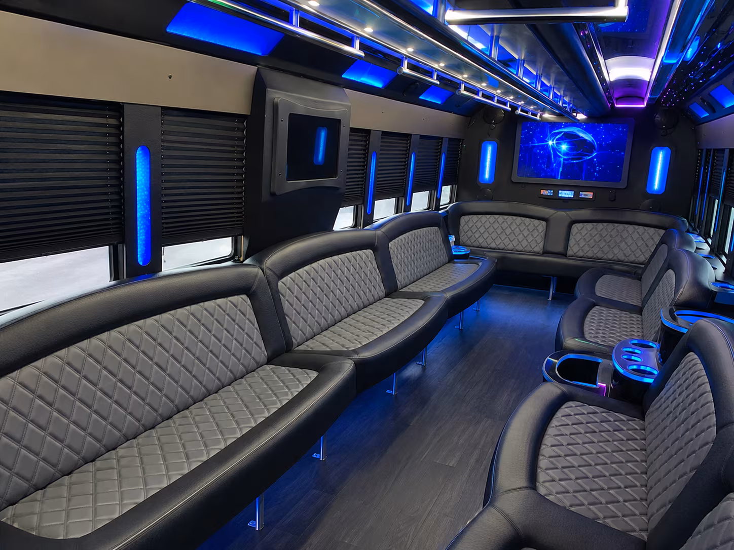 high point night town party bus rental