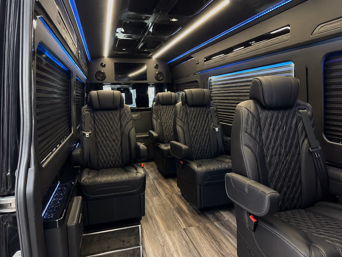 high point sprinter van with driver inside
