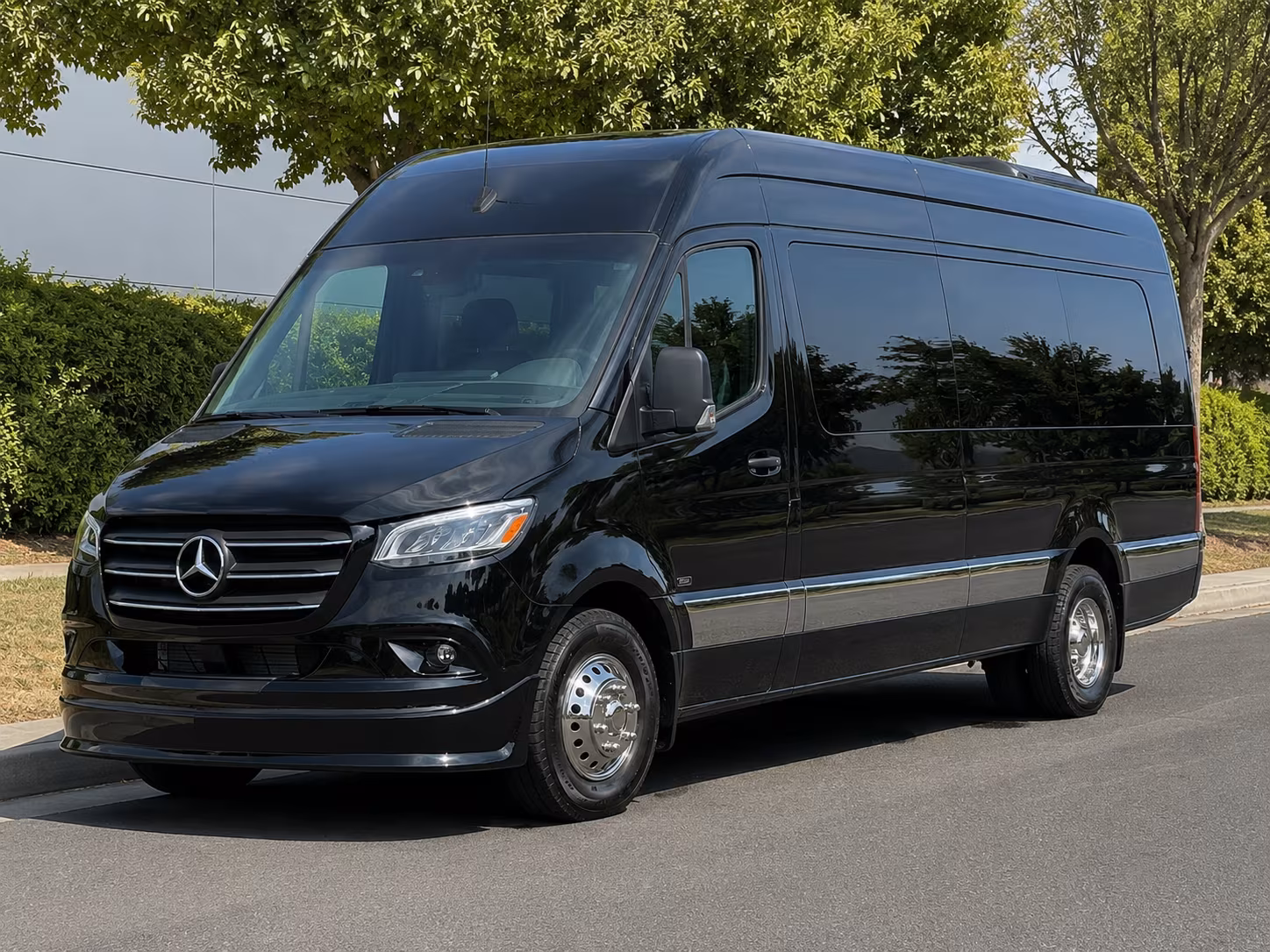 high point sprinter van with driver
